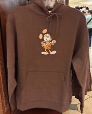 2023 Disney Parks Mickey and Friends Genuine Mousewear Brown Hoodie Medium NEW picture