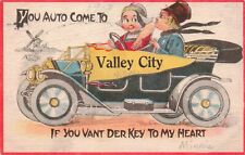 Valley City North Dakota Barnes County ND Dutch Drivers Greetings Postcard picture