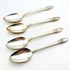 4 Pcs Vintage 1847 Rogers Bros Kitchen Flatware 6 in Serving Spoons picture
