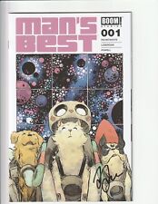 Man’s Best #1 Cover A, Signed By Jesse Lonergan, 9.6 NM+, Unread, Bag & Boarded picture