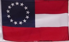 FIRST NATIONAL - DIXIE FLAG - NEW CIVIL WAR - 1ST - DIXIE - 13 STARS & BARS picture