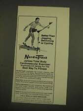 1985 NordicTrack Cardiovascular Exerciser Ad - Better Than Jogging, Cycling picture