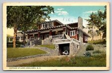 Cottage at Lake Junaluska North Carolina NC c1930 Postcard picture