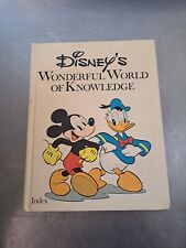 Disney's Wonderful World of Knowledge Encyclopedia  #20 Index Vintage 1970's picture