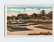 Postcard Flower Beds Branch Brook Park New Jersey USA picture