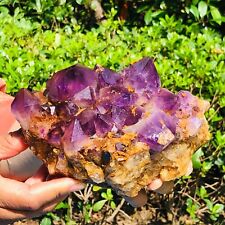 1200g HUGE Natural Purple Quartz Crystal Cluster Rough Specimen Healing 491 picture