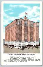 Postcard~ Hotel Manger~ Seventh Avenue, New York City, NY picture