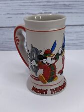 Vintage Walt Disney MICKEY THROUGH THE YEARS 6.5 inches Mug Beer Stein Ceramarte picture