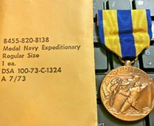 USN -NAVY EXPEDITIONARY MEDAL-REGULAR SIZE-7/73 Military Issue Package  picture