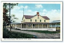 c1920 Red Cross House Camp Devens Exterior Building Ayer Massachusetts Postcard picture