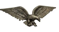 Vintage Large Brass American Bald Eagle For Wall 24