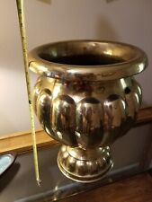 Large Mid Century Brass Planter picture