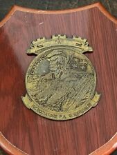 Crest Marina Italian Cruiser Garibaldi Shield Wood With Decor Metal picture