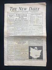 1960 THE NEW DAILY Newspaper Edward Martell UK Politics Trade Unions Finance picture