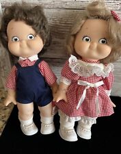 Vintage Pair CAMPBELLS SOUP KIDS DOLLS BOY & GIRL RARE 1988 SPECIAL EDITION picture