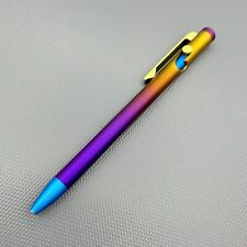 Tactile Turn - Titanium Slim Bolt Action Standard Size Pen Fade w/ Accents picture