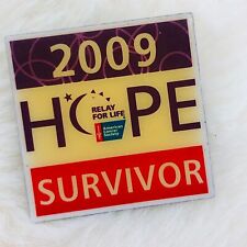 2009 American Cancer Society Relay for Life Survivor Enamel Lapel Pin picture