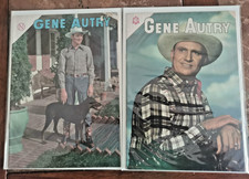 Gene Autry Silver Age Spanish Language Mexican Comic Lot Both FINE Condition picture