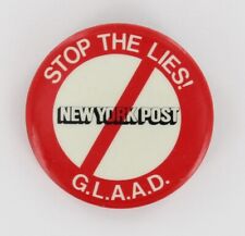 Gay Lesbian Alliance Against Defamation 1985 GLAAD Protest NY Post Homophobia picture