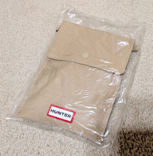 EVA Air Hunter Tan Travel Amenity Zipper Pouch Kit Unopened picture