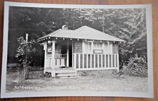 Rosemary Inn Lake Crescent Port Angeles WA Rock-A-Bye Cabin Photo Postcard RPPC picture