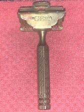 Vintage Antique GEM Razor MADE IN USA 1912 Patent Date Gold Tone picture
