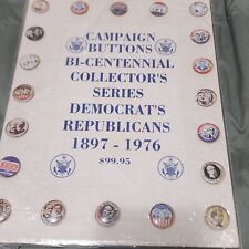 Vintage Campain Buttons Bi-Centennial 3 Collector’s Series Boards Lot 1897-1976  picture