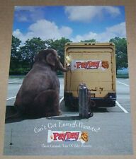 1999 print ad - Payday candy bars Elephant welder Hershey Foods advertising page picture