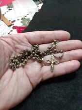 Antique 800 Fine Silver Rosary Beads Prayer Beads 20