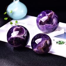 Natural Amethyst Quartz Sphere Big Pretty Crystal Ball Healing Purple Stone picture