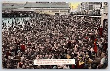 1915 Five Dollar Reward If You Find Me In This Crowd Atlantic City NJ Postcard picture