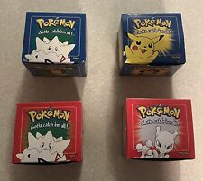 Set of  4 Diff Pokemon 23K Gold Plated Trading Cards New Sealed Burger King 1999 picture
