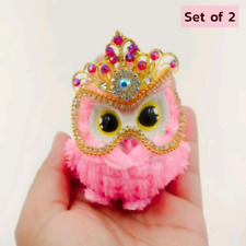 Mini Owl Worship to Hindu Goddess Lakshmi  Thai Amulet Home Ornament Handmade picture