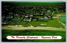 Kennedy Compound Hyannis Port Cape Cod Massachusetts Birds Eye View VNG Postcard picture