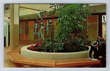 Rochester NY-New York, Mall At Midtown Plaza Sculptures, Vintage Postcard picture
