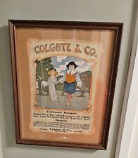 rare 1-time 1901 Colgate & Co. Dactylis Handkerchief Extract Girl magazine Ad picture
