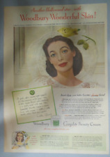 Woodbury Cream Ad: Featuring Loretta Young from 1940's Size: 11  x 15 inches picture