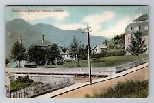 Juneau AK-Alaska, Residence District, Antique, Vintage Souvenir Postcard picture
