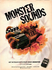 DOD FX Pedals Monster Sounds Get In Touch With Your Inner Monster Advertisement picture