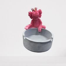 Ceramic Ashtray - Cute Pink Ashtray - Animal Design-Animal Ashtray picture