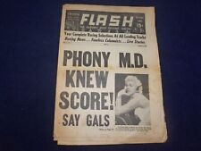 1962 MARCH 24 FLASH NEWSPAPER - PHONY M.D. KNEW SCORE SAY GALS - NP 6939 picture