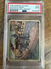 1938 Horrors of War #275 Loyalists Adopt Submarine Mail Service - PSA Graded picture