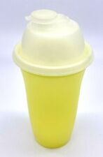 Tupperware Quick Shake Gravy Shaker Drink Mixer Blender Yellow Sheer Top 844-3 picture