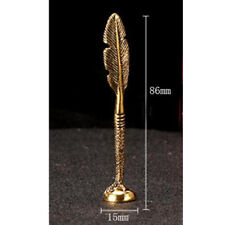 1PC Retro Brass Tamper Carving Hawk Plume Foot Tamping Tool for Smoking Pipe US picture