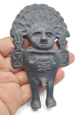 Pachapapa and Pachamama Peruvian Idol Carved in Oxidized Copper 2 in 1 picture