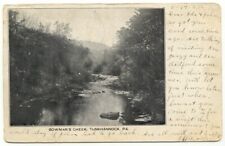 Tunkhannock PA Bowman's Creek c1908 Postcard ~ Pennsylvania picture