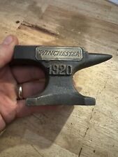Winchester Rifles Anvil Gunsmith Cast Iron Blacksmith Paperweight Collector WOW picture