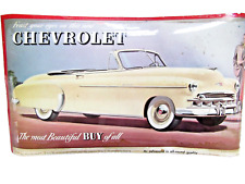 Vintage Rare 1949 Chevrolet Car Skyeline Deluxe Advertisement Subway Bus Poster picture