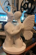 Wild Bond Ark Antlers And Wings Fantasy Couple Figurine 3D Printed picture