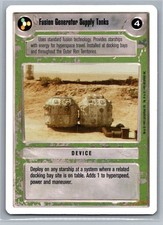 Decipher Star Wars CCG 1995 Fusion Generator Supply Tanks Light Side picture